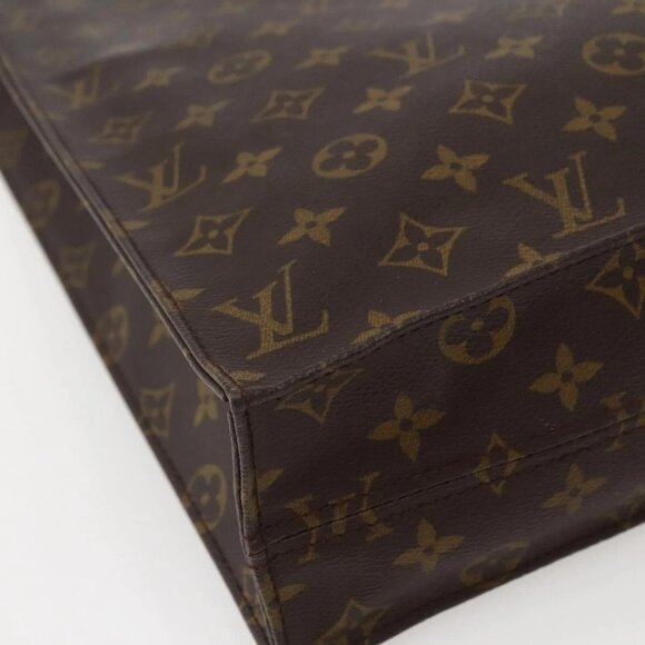 LOUIS VUITTON Monogram Sac Plat Hand Bag M51140 LV Auth 144010 - Picture 15 of 16